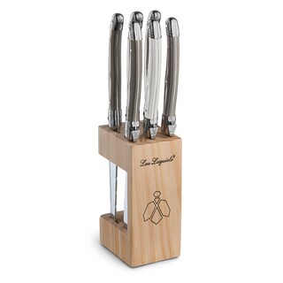 Lou Laguiole | Set couteaux à steak dans un bloc 