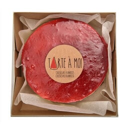 Tarte |  Fromage blanc |  Framboises 6p