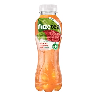 Fuze Tea | Black Tea | Zwarte thee |Framboos Munt| No Sugar | PET 