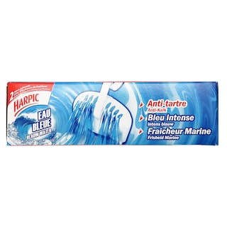 Harpic | Bloc WC | Anti-calcaire | Eau Bleue 2 pc