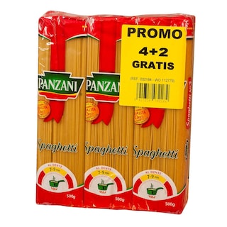 Panzani | Pâtes | Spaghetti | 4+2 gratuits 