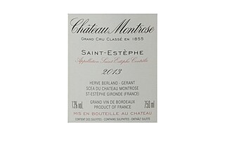FR BORDEAUX SAINT ESTEPHE | Château Montrose 2013 