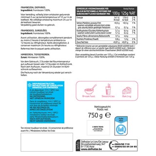 Delhaize | Framboises 750 gr