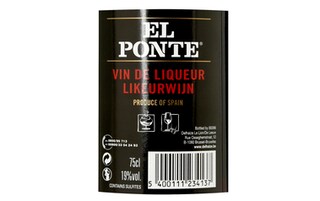 Delhaize | El ponte vino de liquor 19% Alc. 