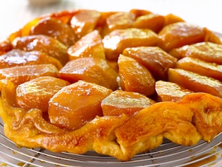 Tatin de pommes au beurre salé et à la cassonade