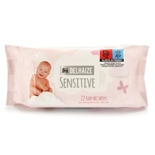 Delhaize | Babydoekjes | Baby | Vochtig | Sensitive 72 st