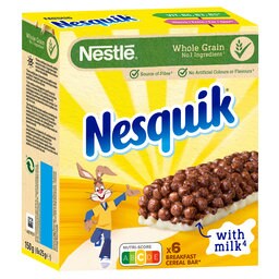 Nestlé | Nesquik | Barres de céréales | Chocolat-Lait | 1+1 gratuit 