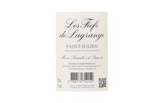 FR BORDEAUX SAINT JULIEN | Les Fiefs De Lagrange 2013 