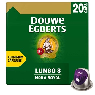 Douwe Egberts | Koffie | Lungo | Moka Royal 8 | Caps 104 gr