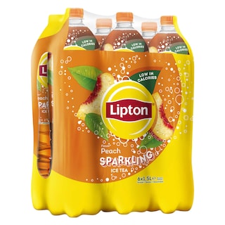 Lipton | Perzik | Sparkling 6 x 1,5 l