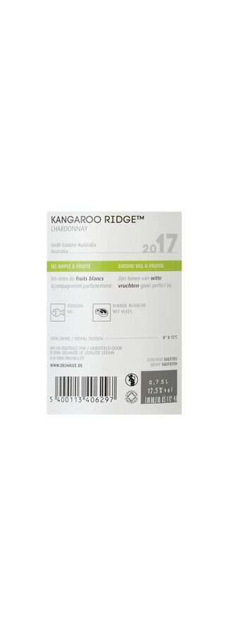 Australie - Australië | South Eastern | Kangaroo Ridge Chardonnay 