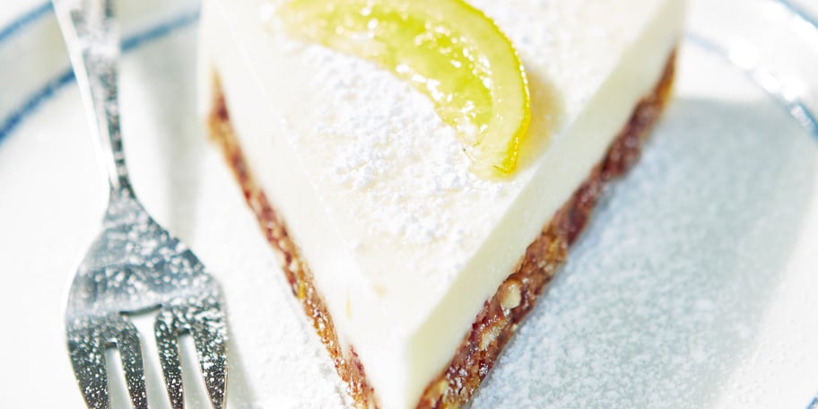Cheesecake cru au citron et au miel