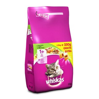 Whiskas | Aliment chat | Sec | Agneau +250g 