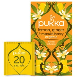 Kruidenthee | Lemon Ginger & Manuka Honey | 20 zakjes