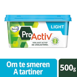Becel | Pro-activ | Verlaagt cholesterol | Light | 500g 
