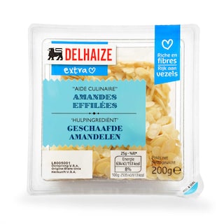Delhaize | 200g Geschaafde Amandelen 