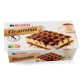 Delhaize | Tiramisu | + 50g gratuits 