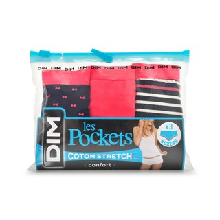 Dim | Boxers Pocket Coton | pretty | 44/46 