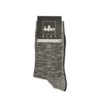 duParc | Chaussettes enfants | lignes gris | 23/26 