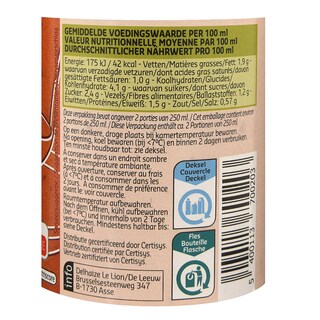 Delhaize | Bio | Soupe | Tomate | Mozzarella | Bio 48 cl