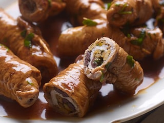 Paupiettes de veau aux olives vertes