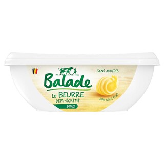 Balade | Beurre demi-écrémé | A tartiner | Doux 250 gr