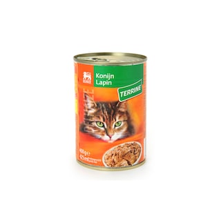Delhaize | Aliment chat | Lapin | Terrine 