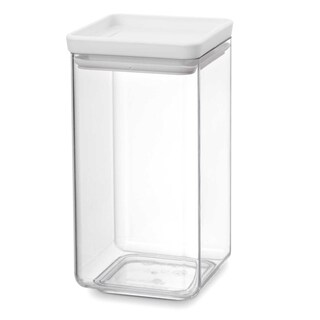 Brabantia | Vierkante voorraadbus 1,6L | Grijs 