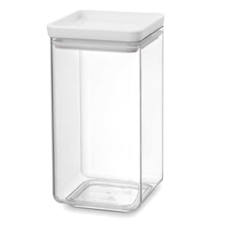 Brabantia | Vierkante voorraadbus 1,6L | Grijs 