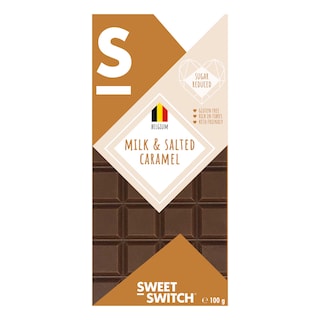 Sweet-Switch | Chocolat au lait | Caramel | Réduit en sucre | + stevia 