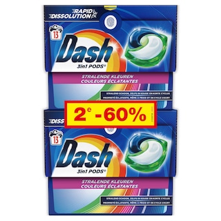 Dash | Pods | Kleuren | 2de 60% 