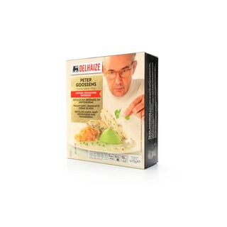 Delhaize | Peter Goossens | Poulet | Farci | Semoule-Crème de pois 