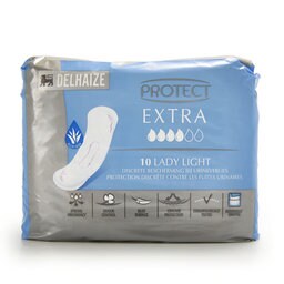 Delhaize | Protect|Fuites urinaires |Moderées | Extra |Aloe Vera|10 pc 10 pc