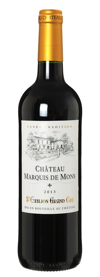 France - Frankrijk | Bordeaux - Saint Emilion Gc | Château Marquis de Mons 2013 Rood 