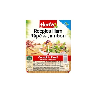Herta | Reepjes Ham | Gerookt | 2x75 g 