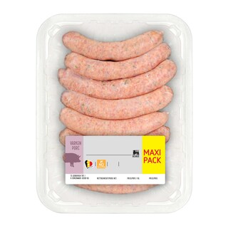 Delhaize | Saucisse de campagne | Maxi pack 