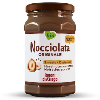 Nocciolata | Smeerpasta | hazelnoten | Zonder palmolie | Bio 