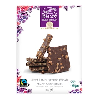 Belvas | Chocolade  | Pecannoot 120 gr