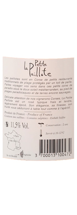 France - Frankrijk | Corse - Ile de Beauté IGP | La Petite Paillote Rosé 