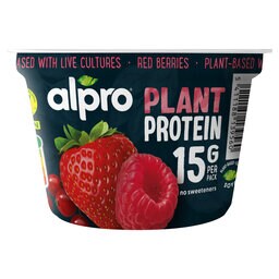 Rode vruchten| Plantaardige yoghurt| Proteïne