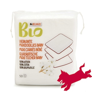 Delhaize | Care | Disques ouatée | Bébé | Cour | Maxi | Natural 