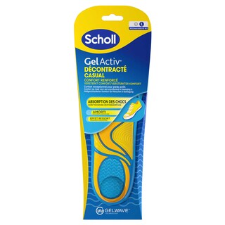 Scholl | Semelles | Quotidien | Gel Actif | T41-46.5 1 pc