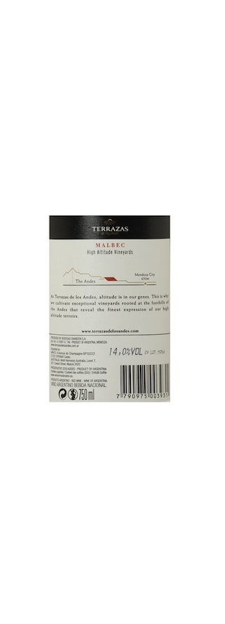 Argentine - Argentinië | Mendoza | Terrazas Malbec 15 