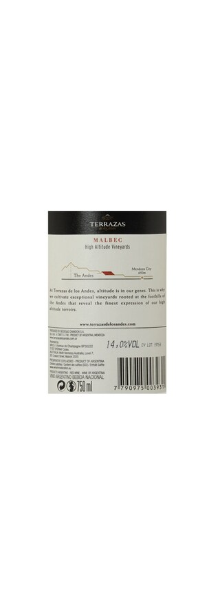 Argentine - Argentinië | Mendoza | Terrazas Malbec 15 