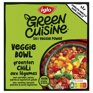 Iglo | Green Cuisine | Veggie bowl | Chili légumes 380 gr