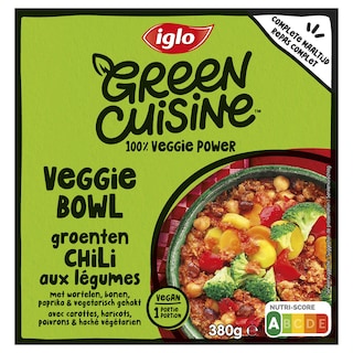 Iglo | Green Cuisine | Veggie bowl | Groenten chili 