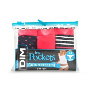Dim | Slips Pocket Coton | pretty | 44/46 