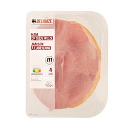 Delhaize | Ham | Oude wijze | Gekookt | Sneden 