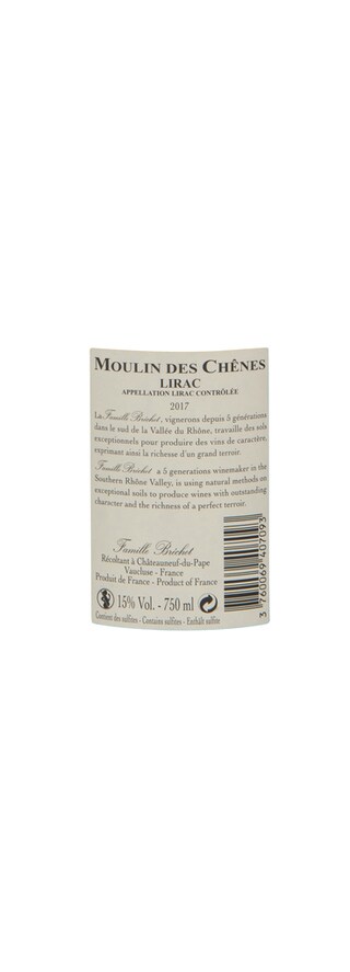 France - Frankrijk | Rhône - Lirac AOC | Moulin des Chênes 2017 