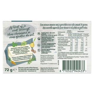 Knorr | Bouillon | Sans Sel | Poulet 72 gr